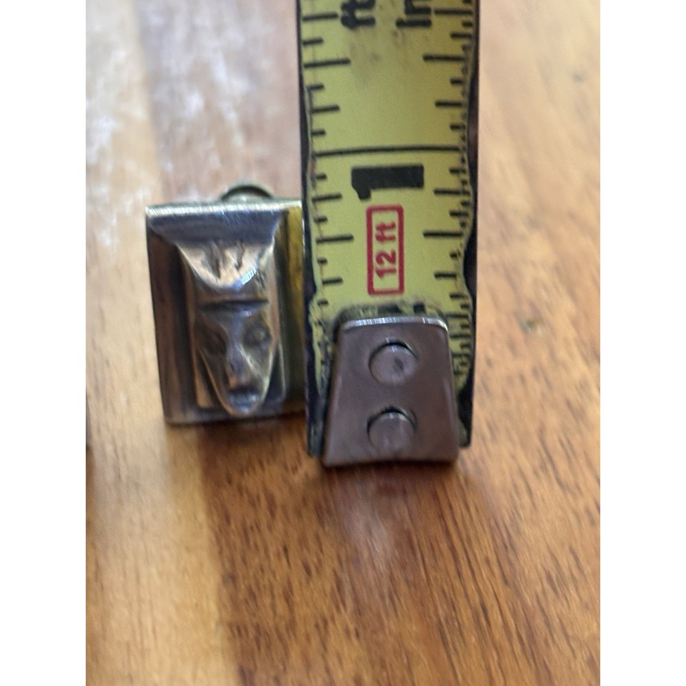 Vintage Sterling 925 Face Screwback Earrings Mexico 14.4 Grams - Picture 9 of 11